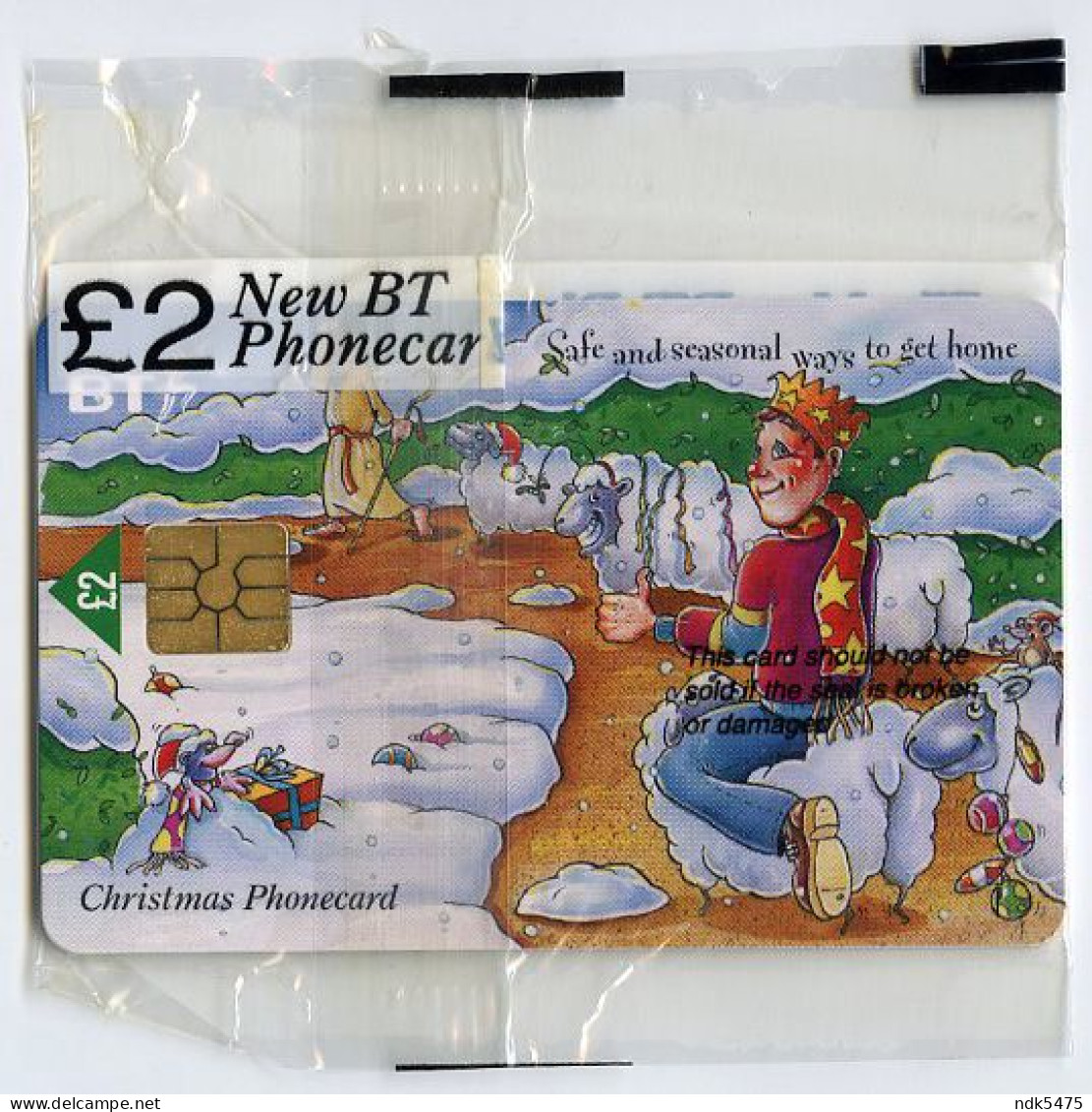 BT PHONECARD : CHRISTMAS : £2 - BT Promociónales