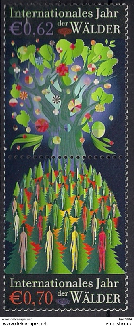 2011 UNO Wien Mi. 736-7 **MNH . Internationales Jahr Der Wälder - Unused Stamps