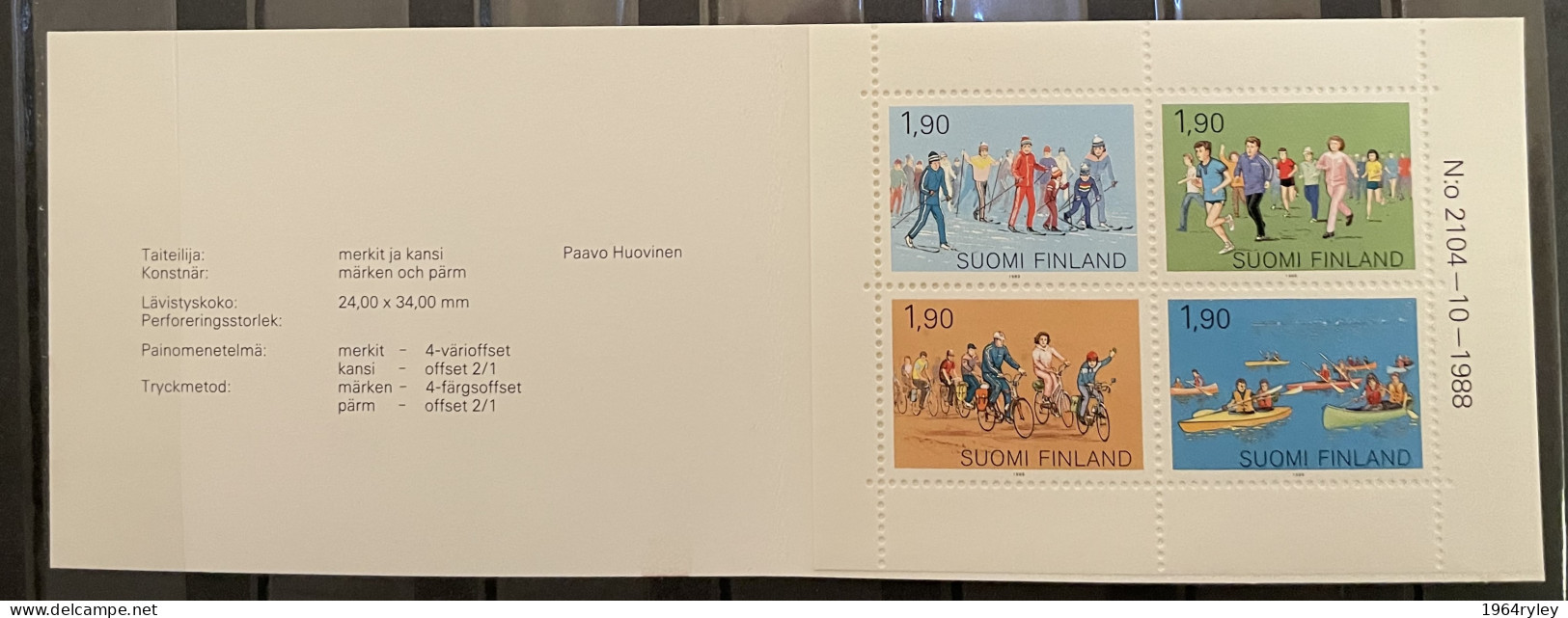 FINLAND  - MNH** - 19989- # BOOKLET # NH 24 - Carnets