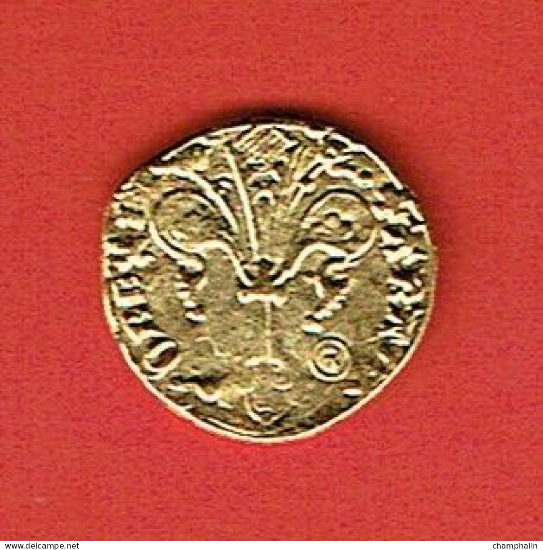 Espagne - Reproduction Monnaie - Medio Florin Oro - Valencia - Jean II D'Aragon Le Grand (1458-1479) - Provinciale Munten