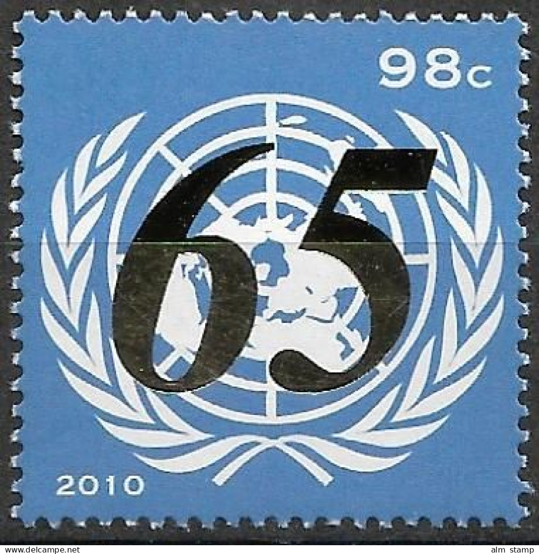 2010 UNO NEW YORK   MI. 1226**MNH  65 Jahre Vereinte Nationen. - Nuevos