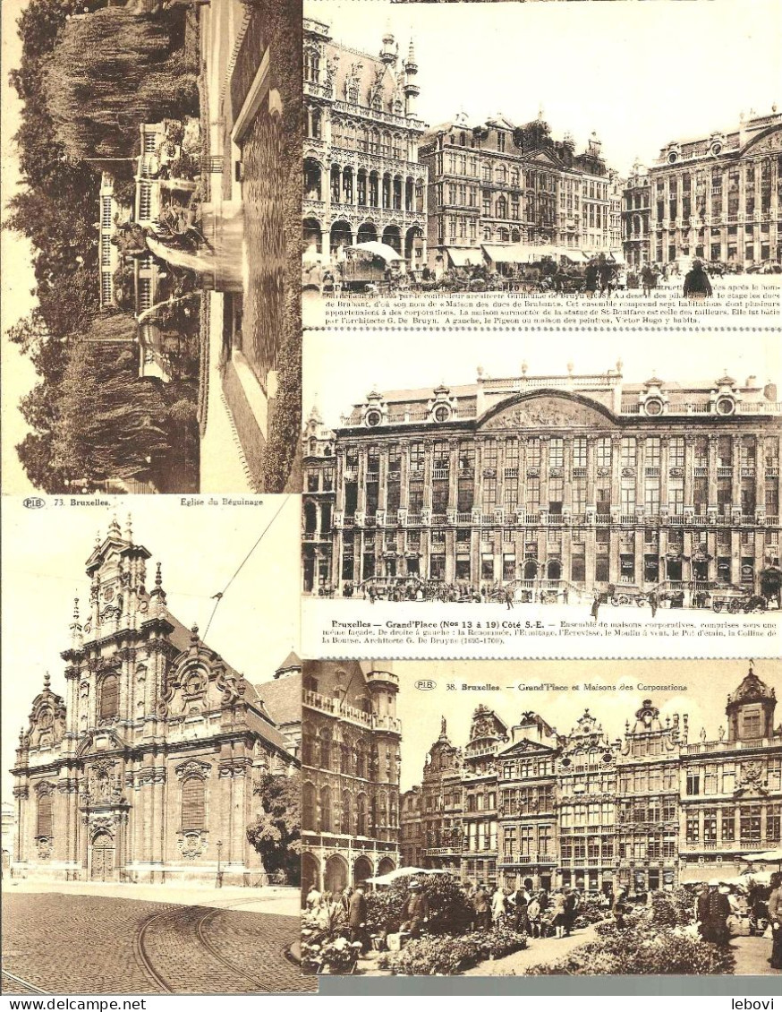 BRUXELLES – Lot De 20 CP (des Répétitions) - Sets And Collections