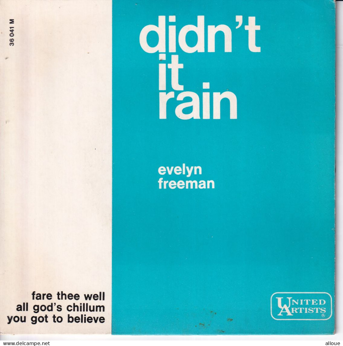 EVELYN FREEMAN - FR EP - DIDN'T IT RAIN + 3 - Gospel En Religie