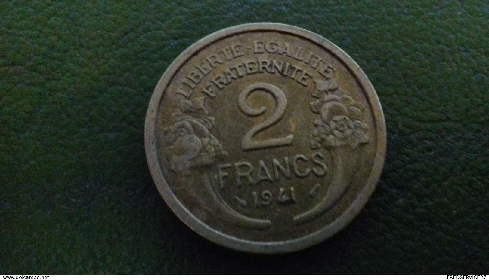 BS1/ 2 FRANCS 1941 MORLON CUPRO ALU - 2 Francs