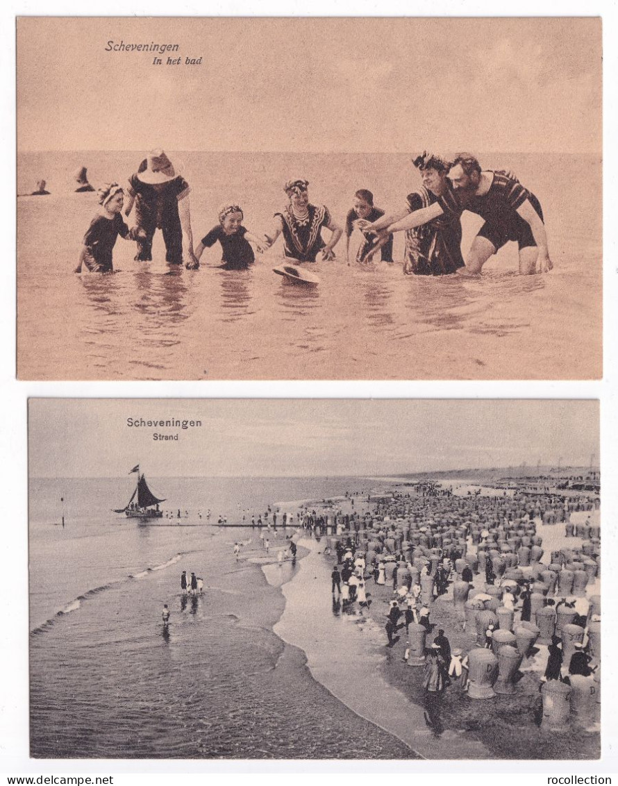 Scheveningen, Netherlands - Lot Of 6 Old Postcards - Verzamelingen & Kavels