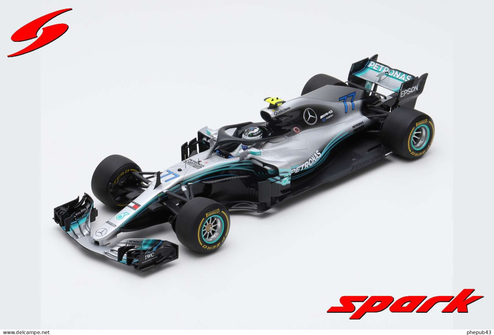 Mercedes-AMG W09 EQ Power+ - 2nd Chinese GP Fi - 100 GP's #77 - Valtteri Bottas - Spark - Spark