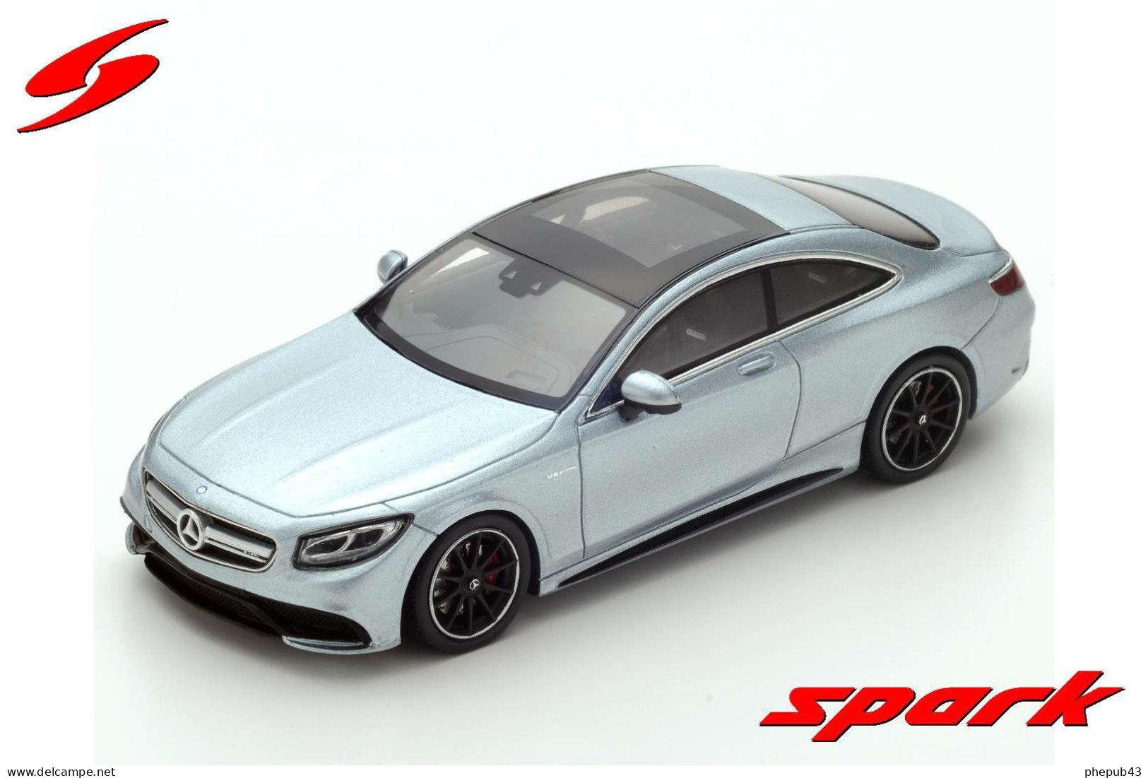 Mercedes-Benz AMG S 63 Coupe 2016 - Silver Grey - Spark - Spark