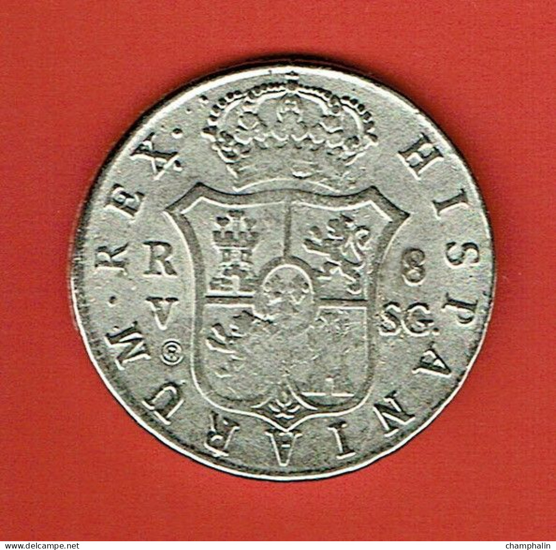 Espagne - Reproduction Monnaie - 4 Reales Plata - 1811 - Valencia - Ferdinand VII (1808-1883) - Provinciale Munten