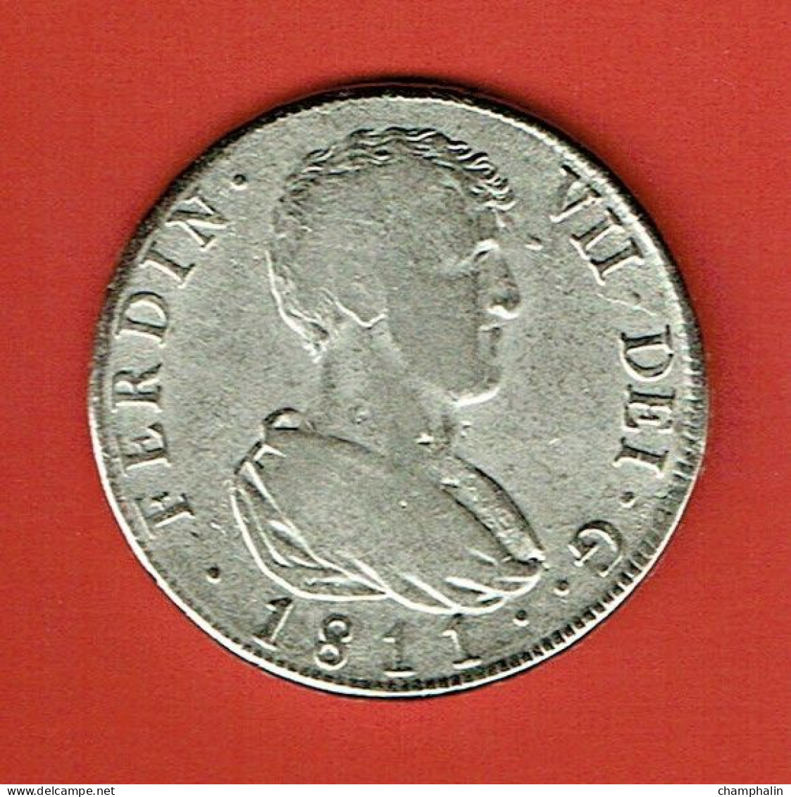 Espagne - Reproduction Monnaie - 4 Reales Plata - 1811 - Valencia - Ferdinand VII (1808-1883) - Münzen Der Provinzen