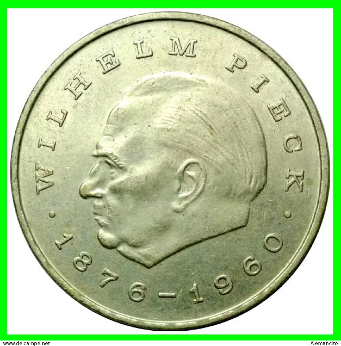 GERMANY DDR-REPUBLICA DEMOCRATICA DE ALEMANIA AÑO 1972  MONEDA DE 20.00-DM KM-42 ( WILHELM PIECK, PRESIDENT OF GDR ) - 20 Marchi