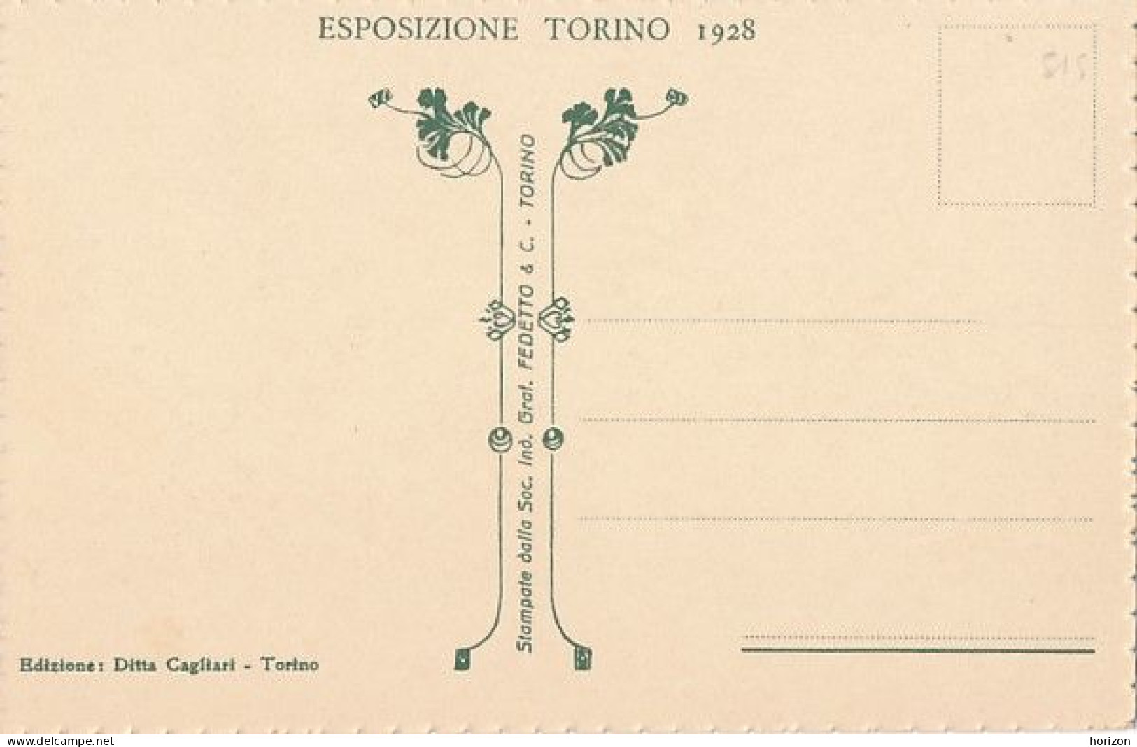 2f.557  TORINO - Esposizione 1928 - Lato Ovest - Padiglione Chimica E Padiglione Montecatini - Exposiciones
