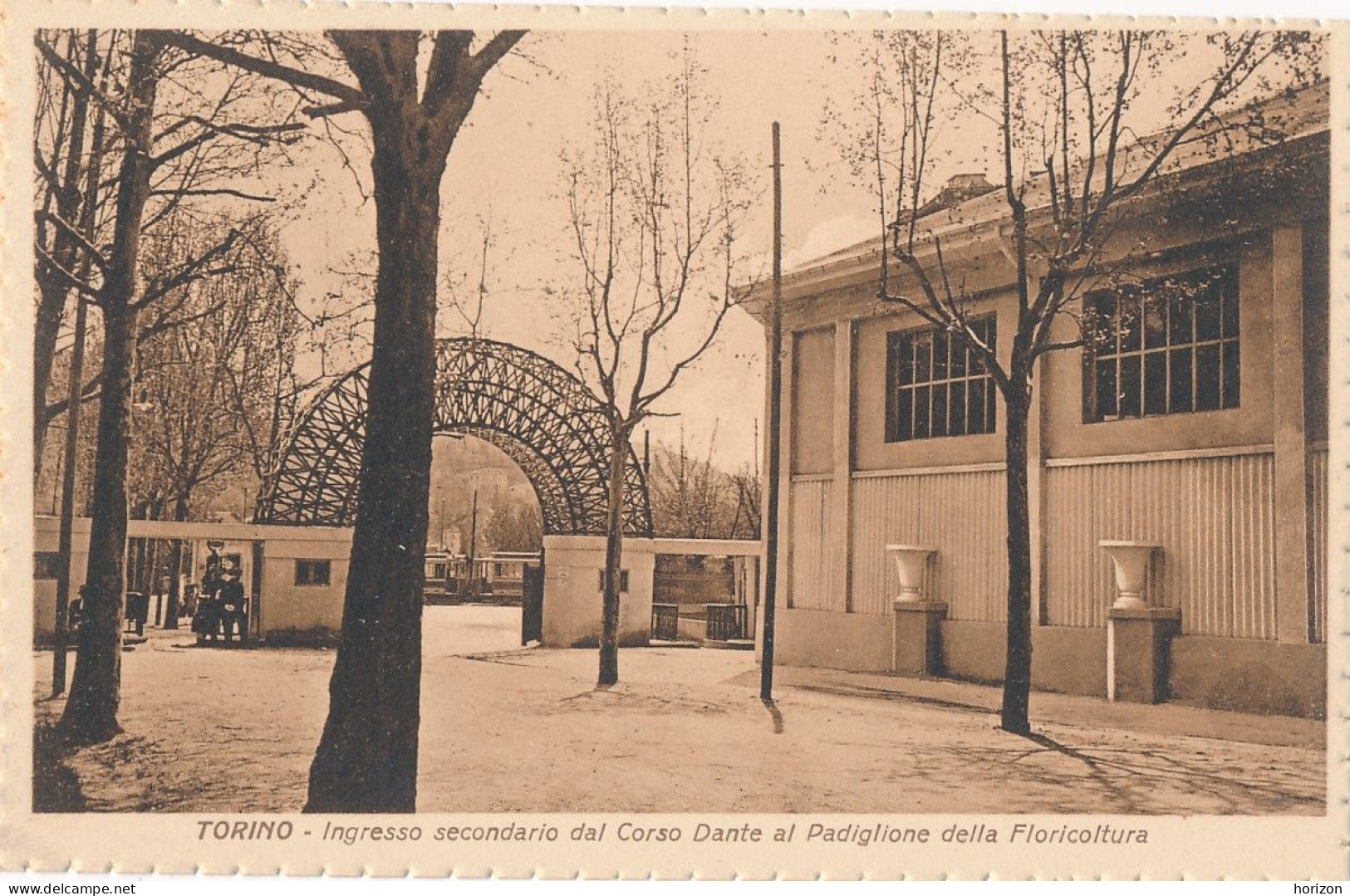 2f.560  TORINO - Esposizione 1928 - Ingresso Secondario Dal Corso Dante Al Padiglione Della Floricoltura - Expositions