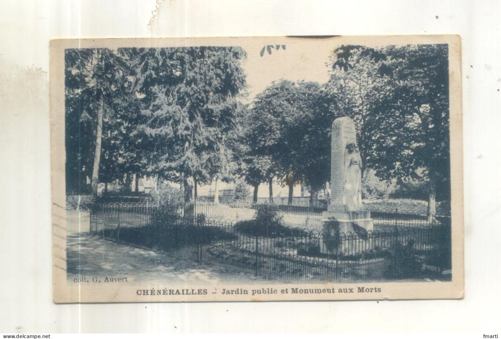 Chenerailles, Jardin Public Et Monument Aux Morts - Chenerailles