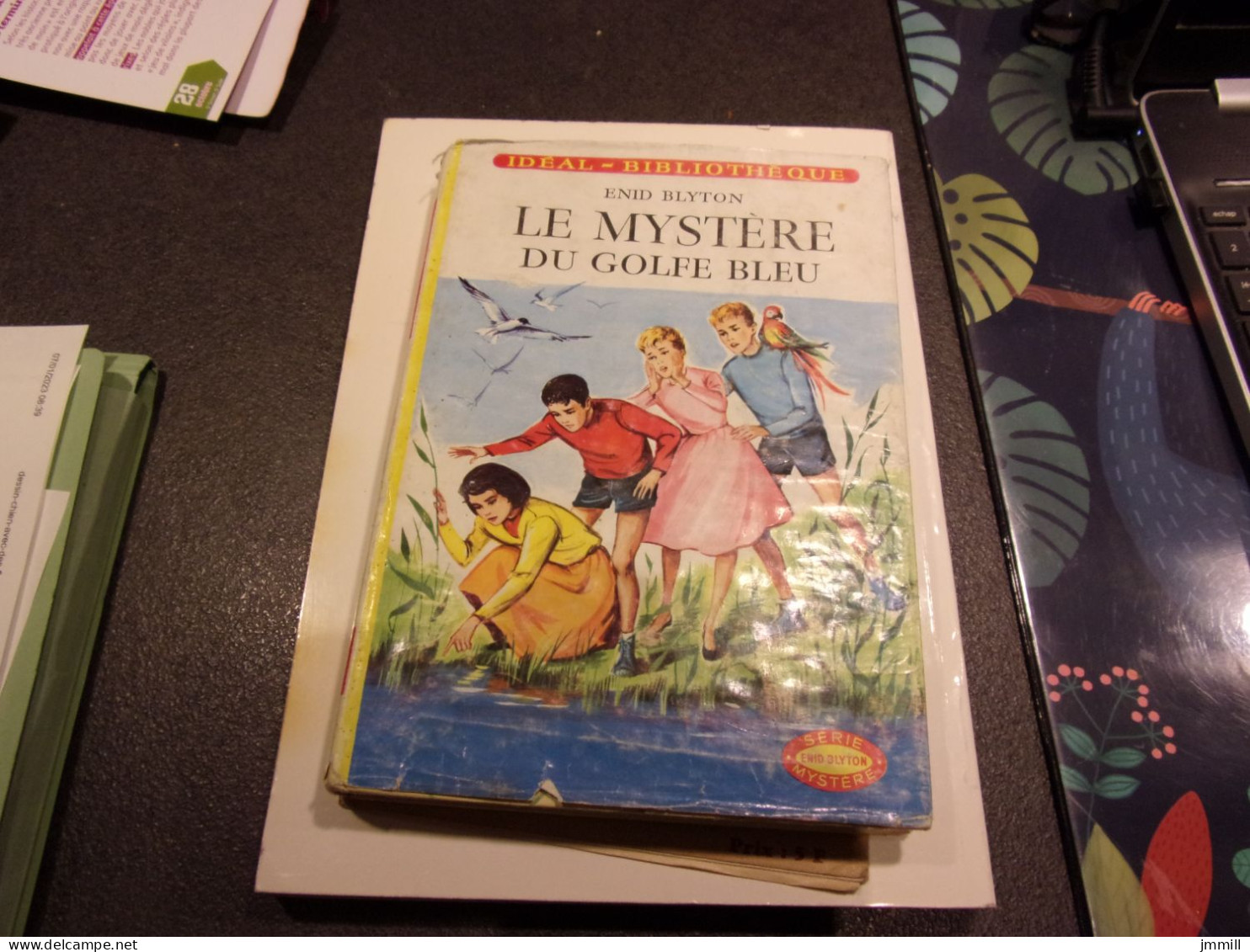 Enid Blyton Ideal Bibliotheque Le Mystere Du Golfe Bleu Avec Jaquette - Ideal Bibliotheque