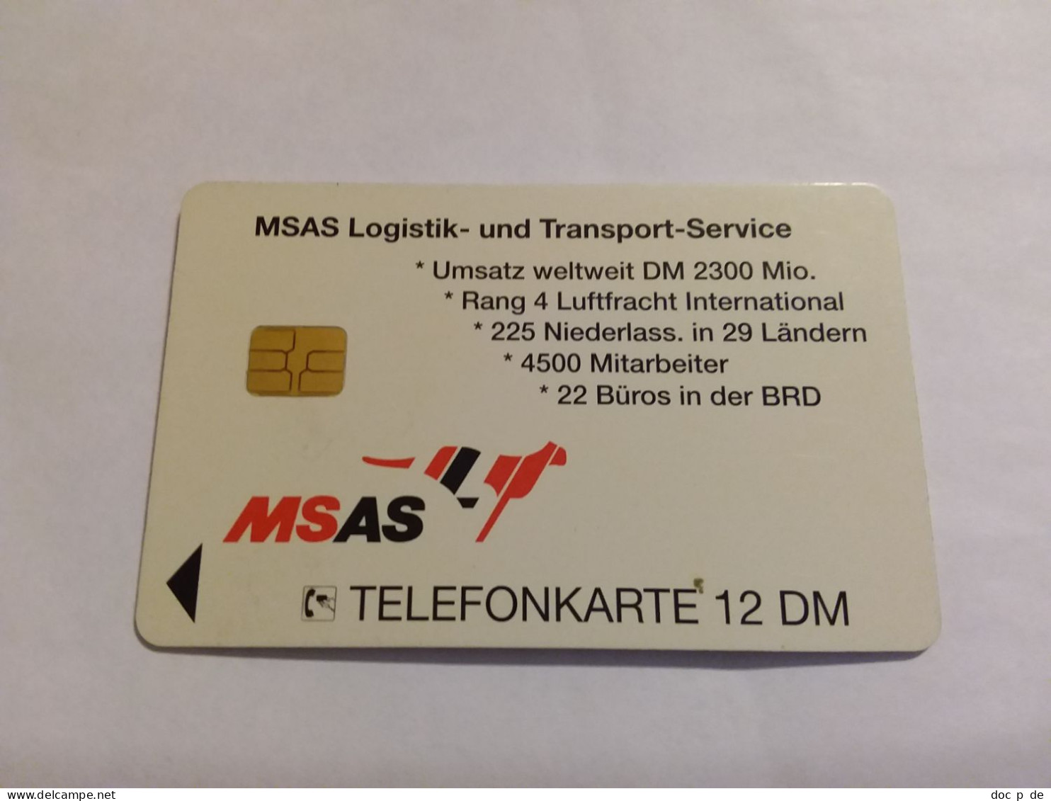 Germany -  K 1582/93 MSAS Logistik - K-Serie : Serie Clienti