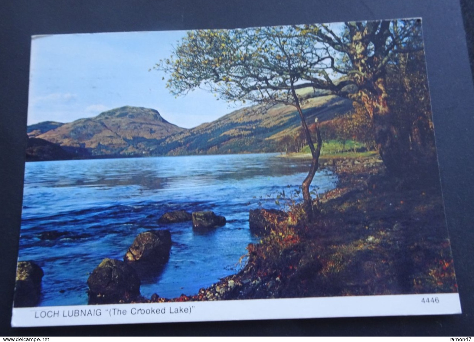 Loch Lubnaig - "The Crooked Lake" - A "Hail Caledonia" Product - # 4446 - Stirlingshire