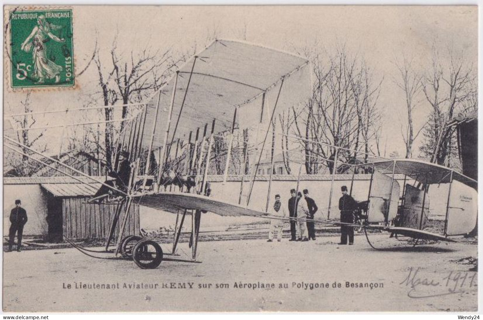 Besancon - Aeroplane - Remy Au Polygone - 1911 - Besancon