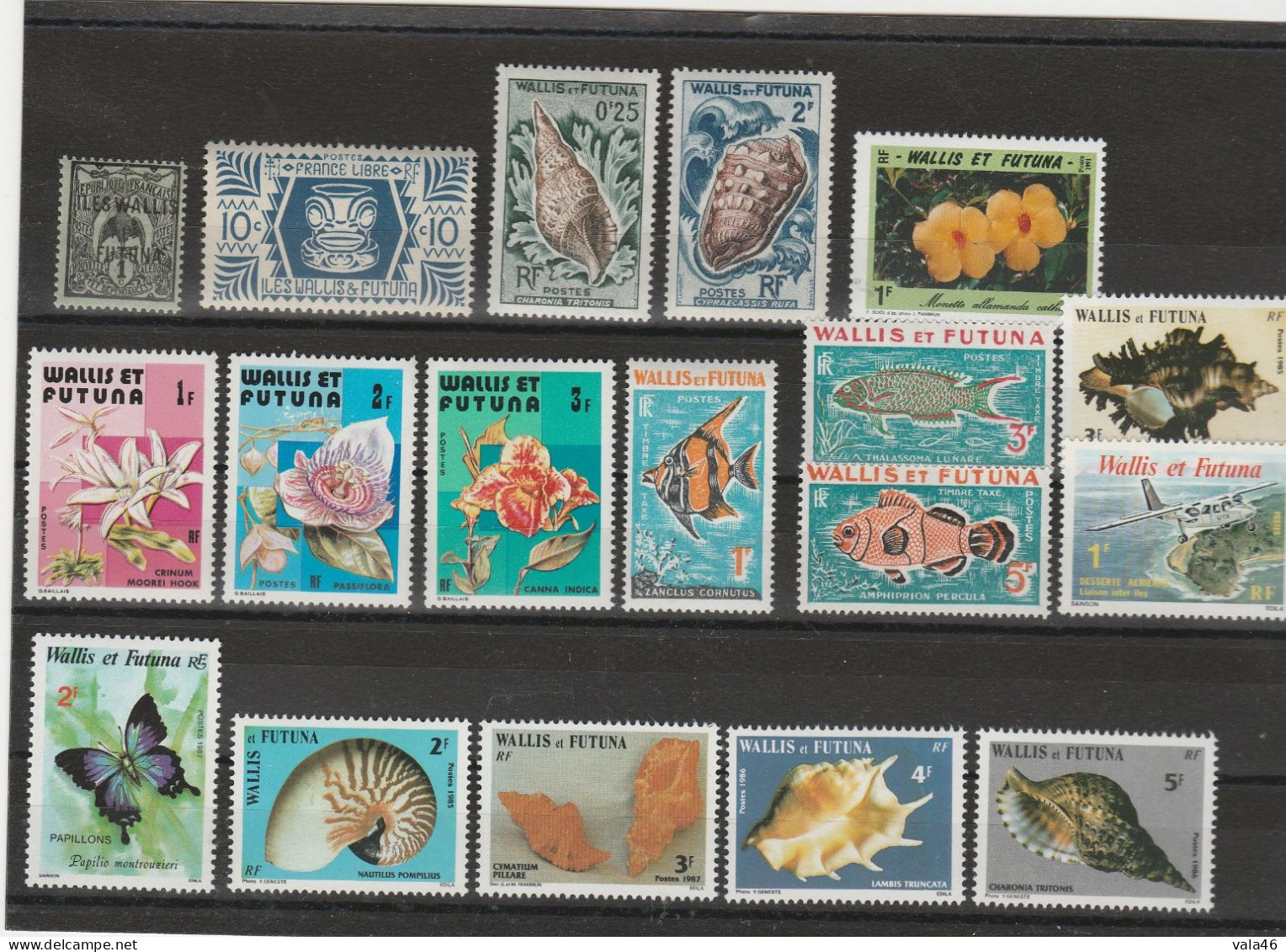 OCEANIE  WALLIS ET FUTUNA - JOLI LOT TIMBRES NEUFS - Unused Stamps