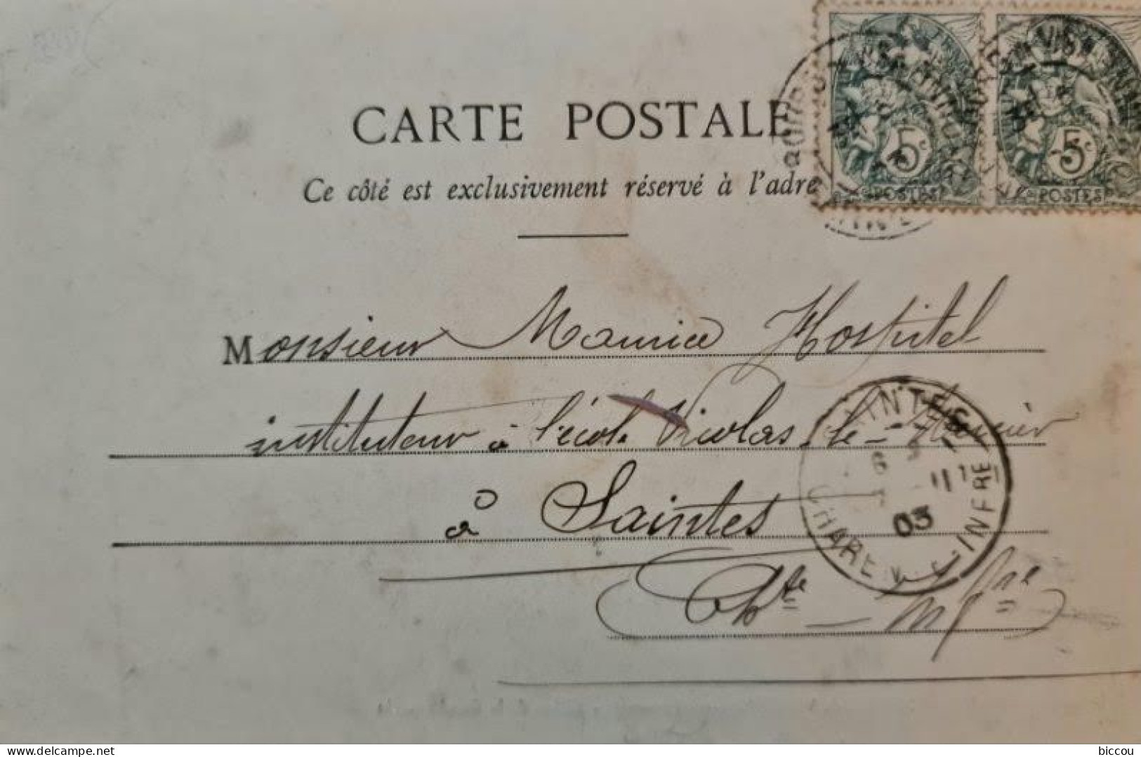 Cpa BOURG DE VISA (Tarn Et Garonne) 82 - 1903 - Allées De La Gendarmerie - Bourg De Visa