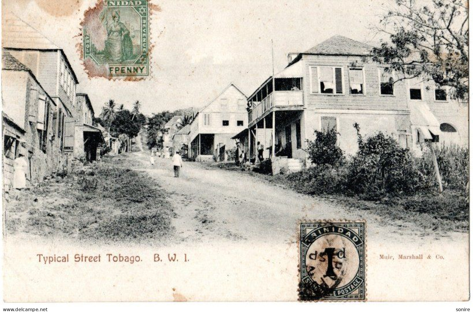 TOBAGO - TYPICAL STREET - VG FP - 6857 - Trinidad