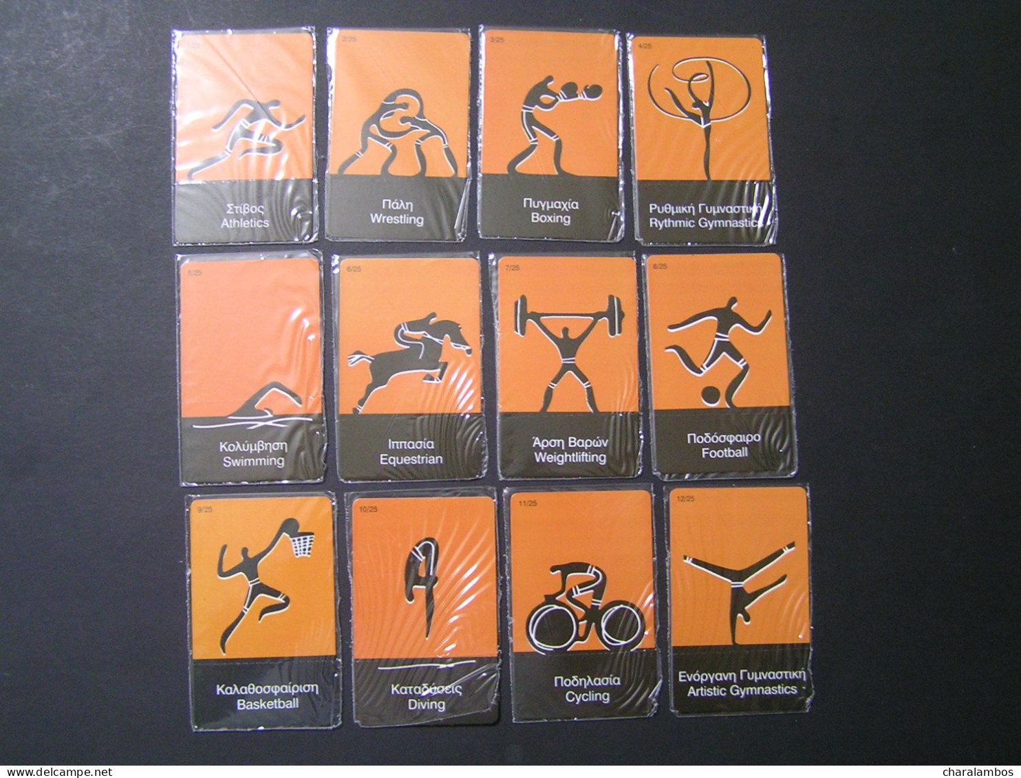 GREECE OLYMPIADS 1896-2004 25 Collectors Telephone Cards DVD ANCIENT OLYMPIA Birthplace Of The Olympic Games Folder Mind - Juegos Olímpicos