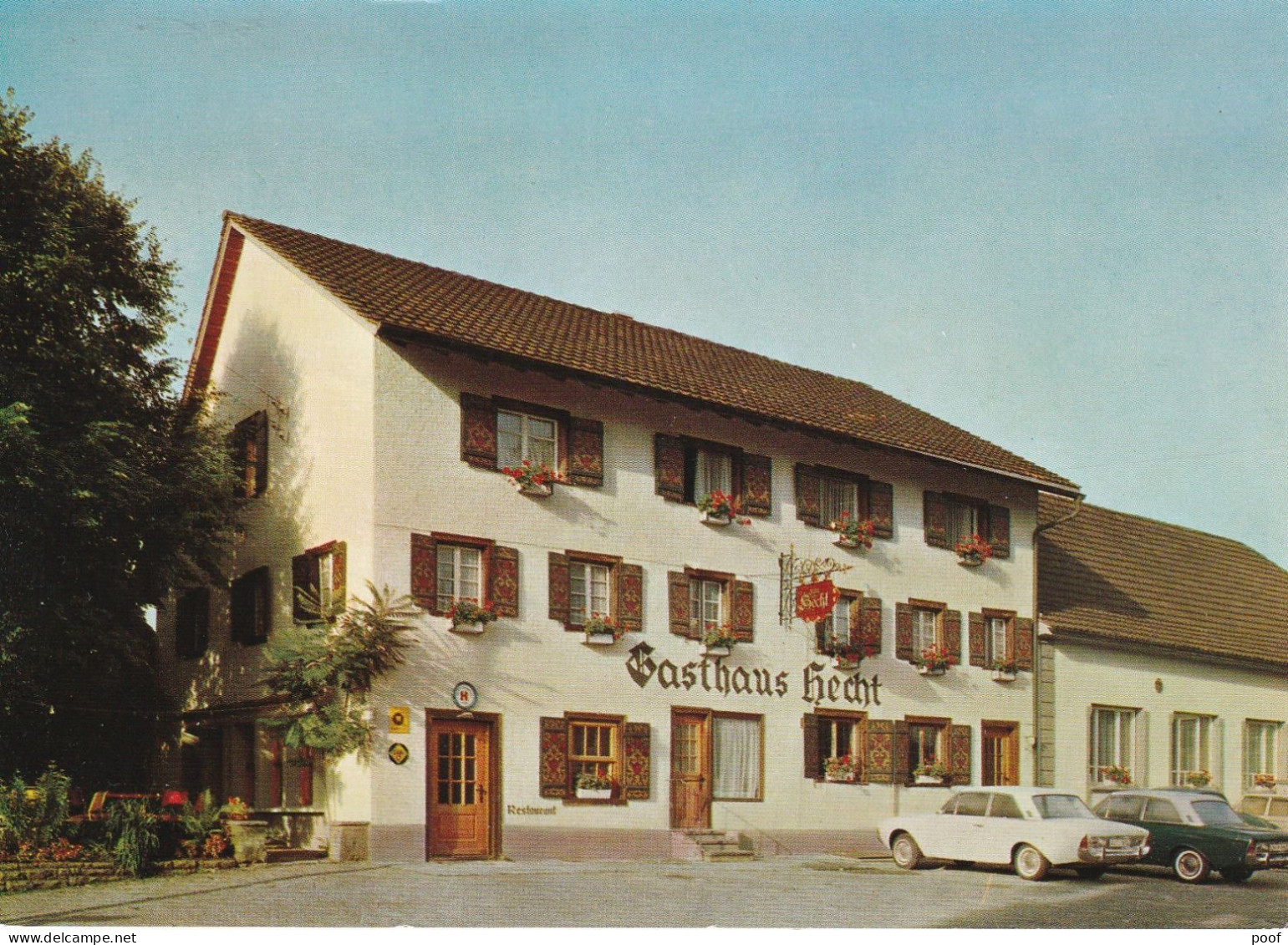 Gasthaus Zum Hecht , Mammern / Untersee. Ander Route Konstanz-Schaffhausen - Mammern