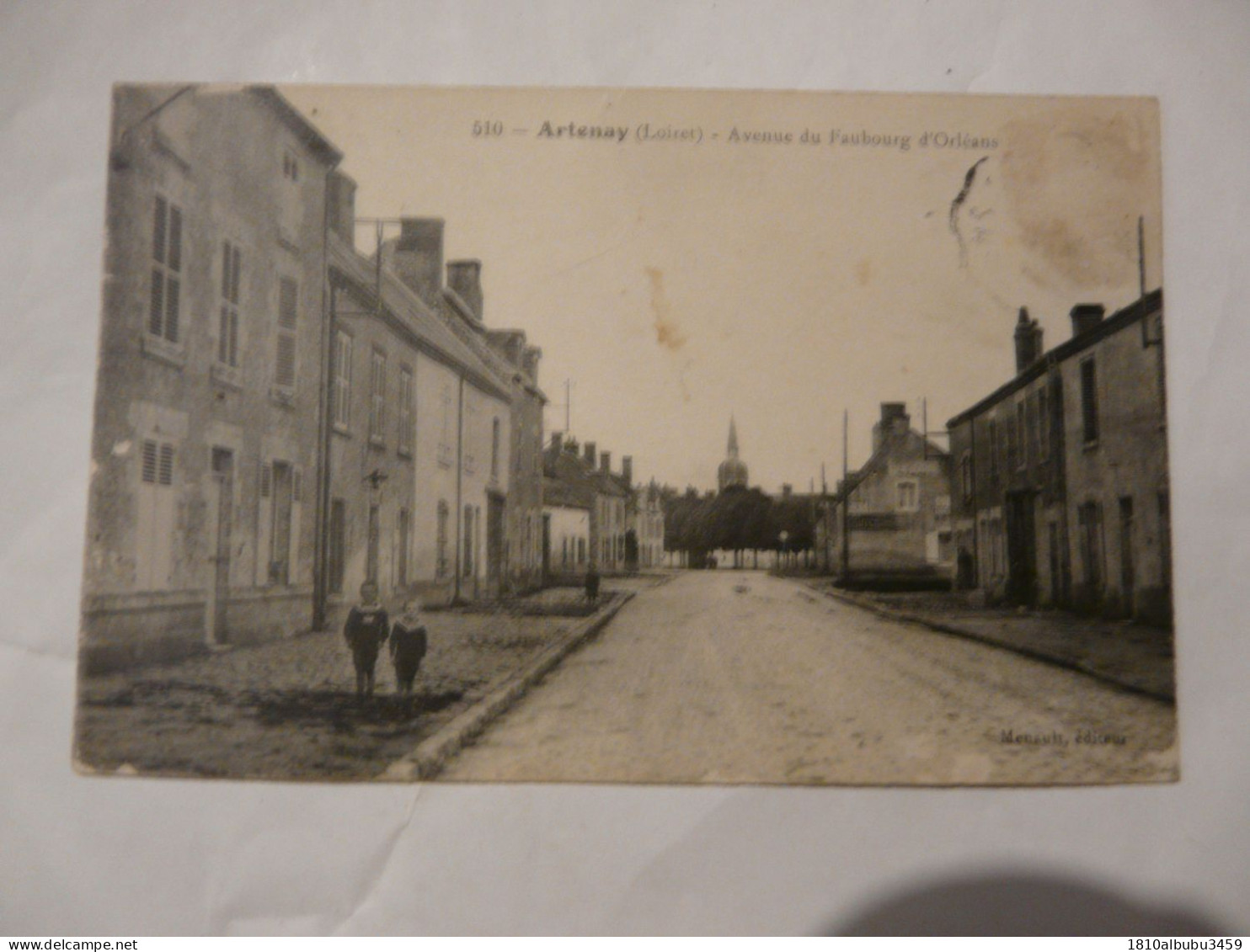 CPA 45 LOIRET - ARTENAY : Avenue Du Faubourg D'Orléans - Artenay