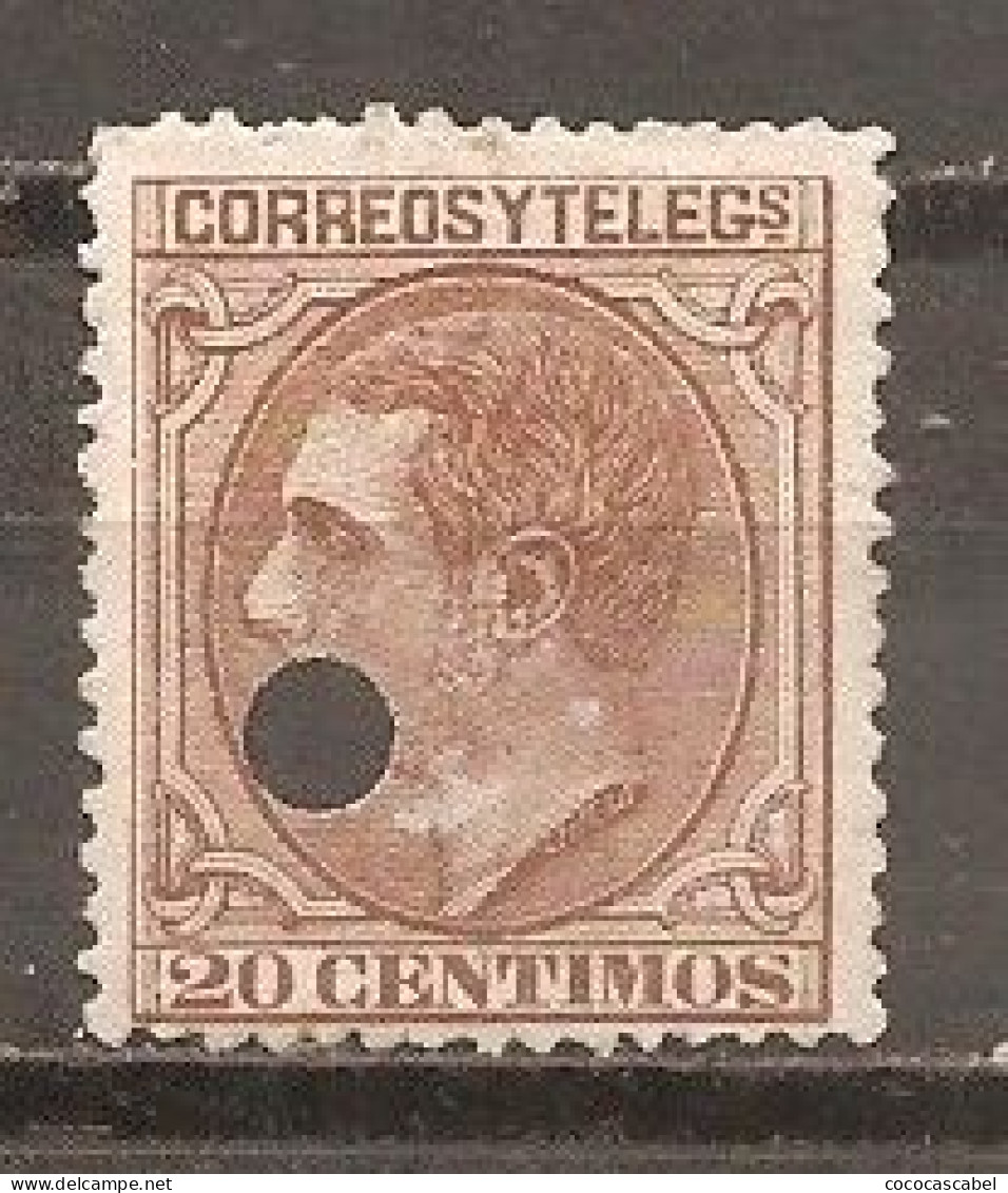 España/Spain - (usado) - Edifil Telégrafo 203T - Yvert 186 - Telegrafi