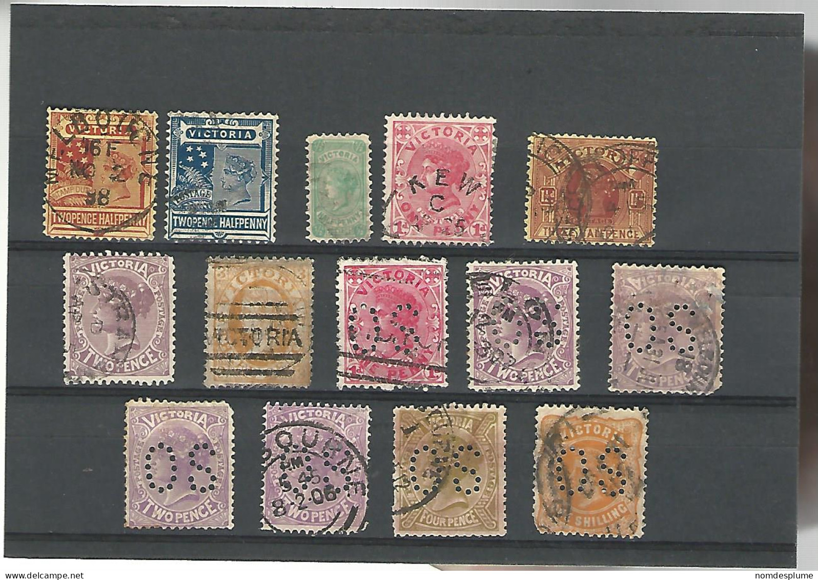 54171 ) Collection Australia Victoria Queen Perfin - Gebraucht