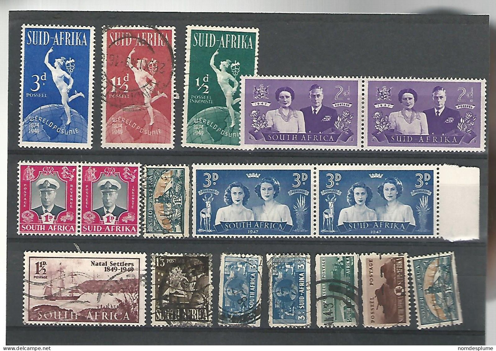 54176 ) Collection South Africa King - Used Stamps