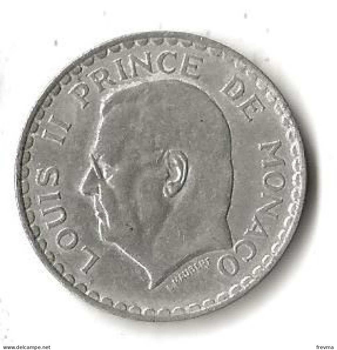 Monaco 5 Francs 1945 Louis II - 1922-1949 Louis II.