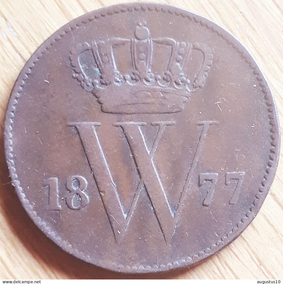 NEDERLAND :  1 CENT 1877 KM 100 - 1849-1890 : Willem III