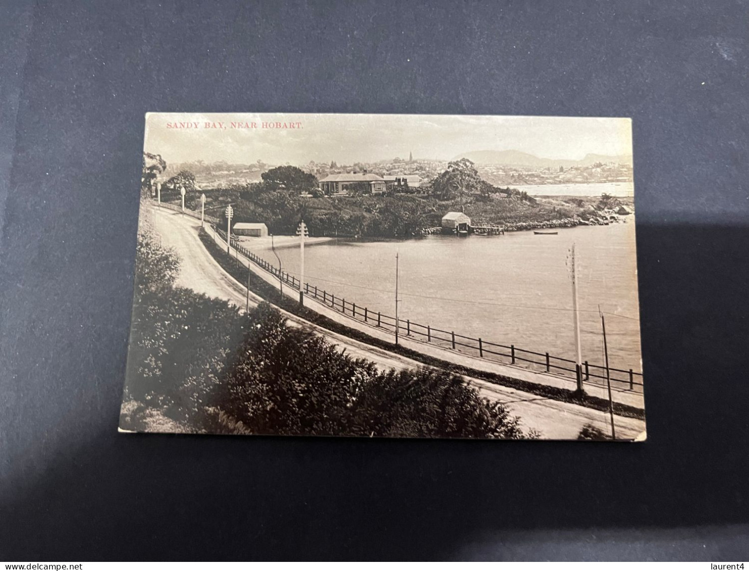 30-10-2023 (5 U 39) Australia (very Old) Sandy Bay - Near Hobart  - Printed In Saxony - Hobart