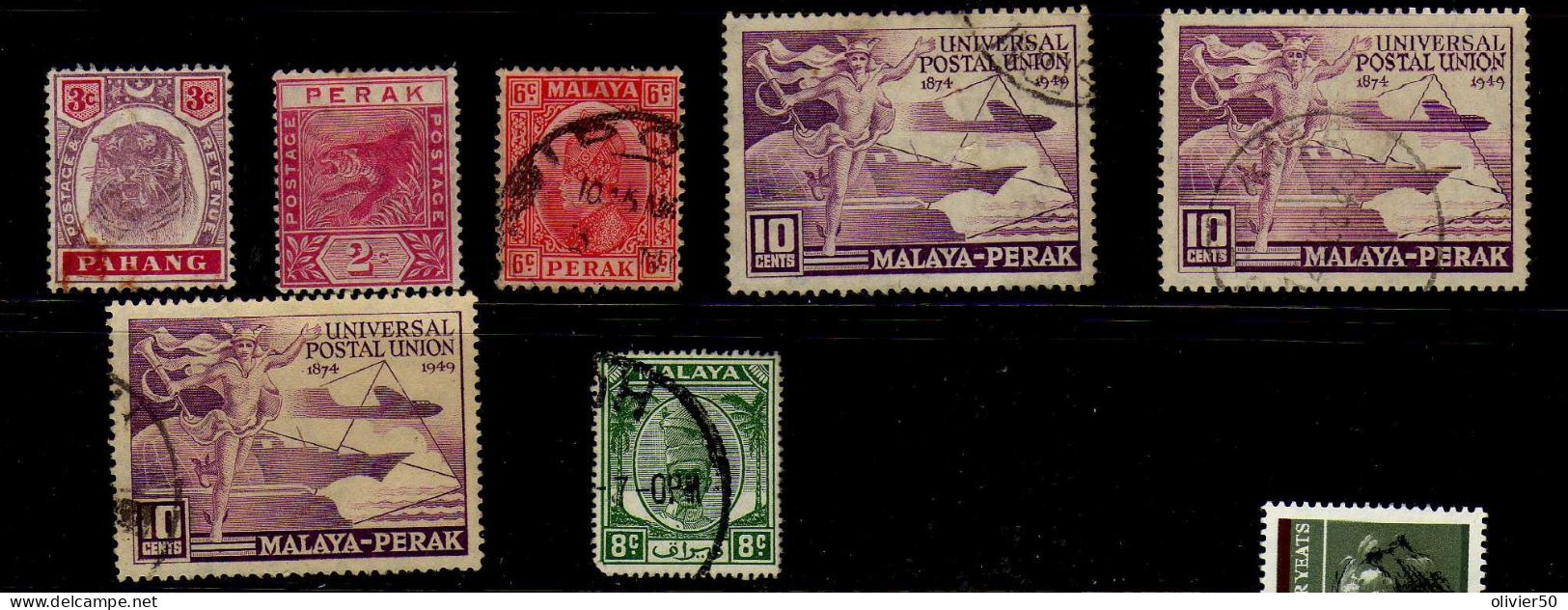 Perak - (1898-1960) - UPU - Tigre - Sultan - Oblit - Un Ex. Neuf* - Perak