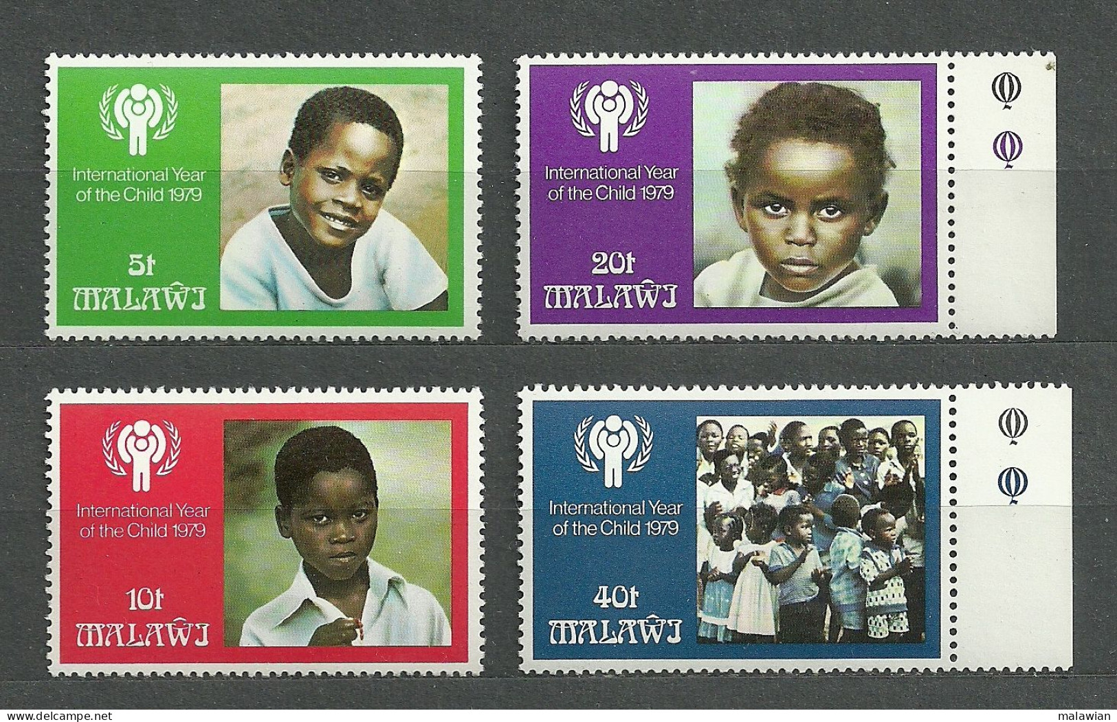 Malawi, 1979 (#328-31a), International Year Of The Child UNICEF - 4v - UNICEF