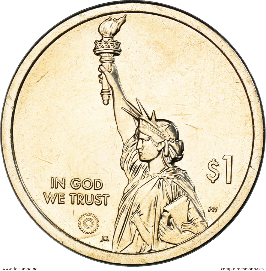 Monnaie, États-Unis, Dollar, 2022, Denver, American Innovation - Tennessee - Commemorative