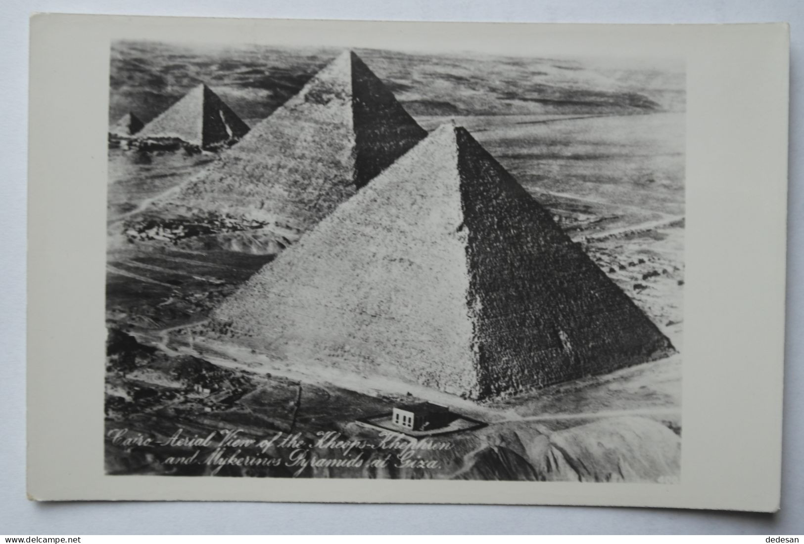 Cpsm Petit Format Cairo Aerial View Of The Kheops Khephren And Mykerinos Pyramids - TER86 - Pyramides