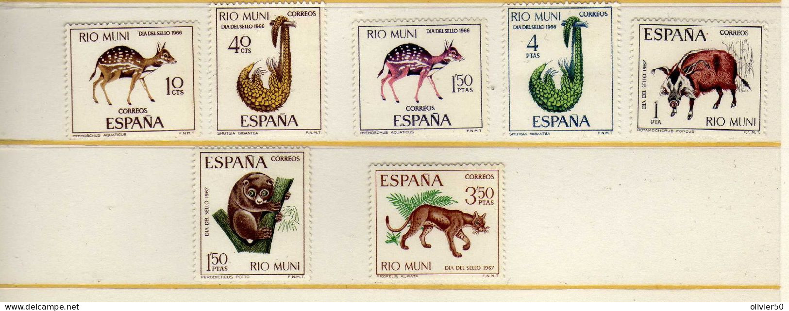 Rio Muni - (1966-67)- Faune - Neufs** MNH - Rio Muni