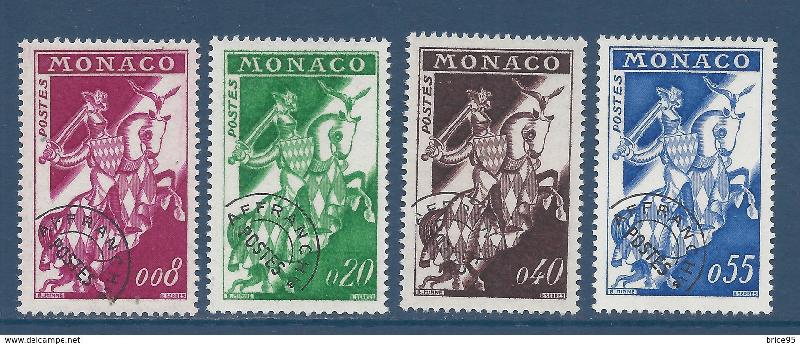 Monaco - Préoblitéré - YT N° 19 à 22 * - Neuf Avec Charnière - 1960 - Préoblitérés