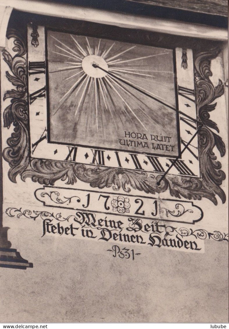 Maienfeld - Sonnenuhr Von 1721        Ca. 1950 - Maienfeld