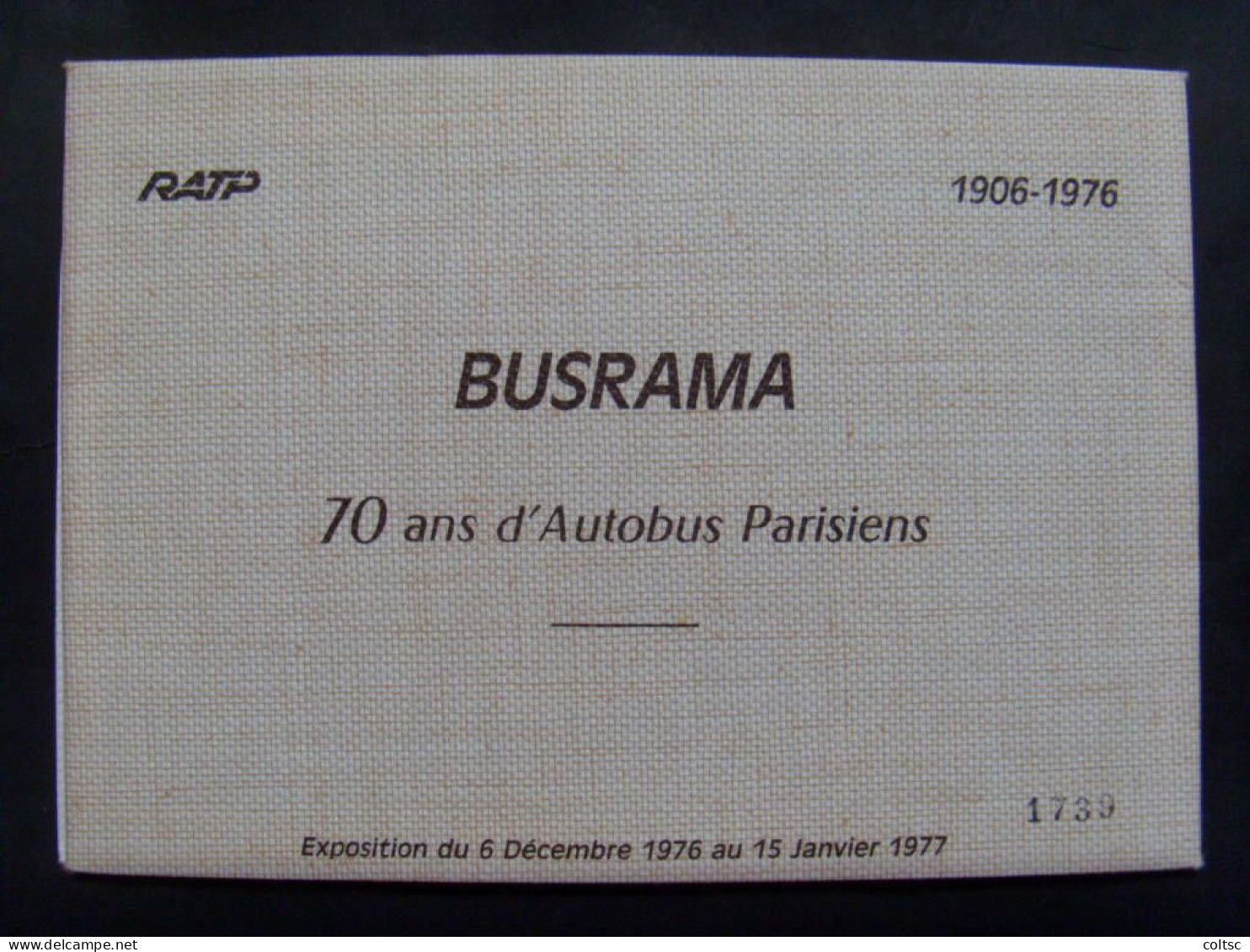 17753- Ensemble de 6 CP au type Becquet 80 c vert, repiquage RATP 70 ans d'autobus, Obl temporaire, dans leur pochette