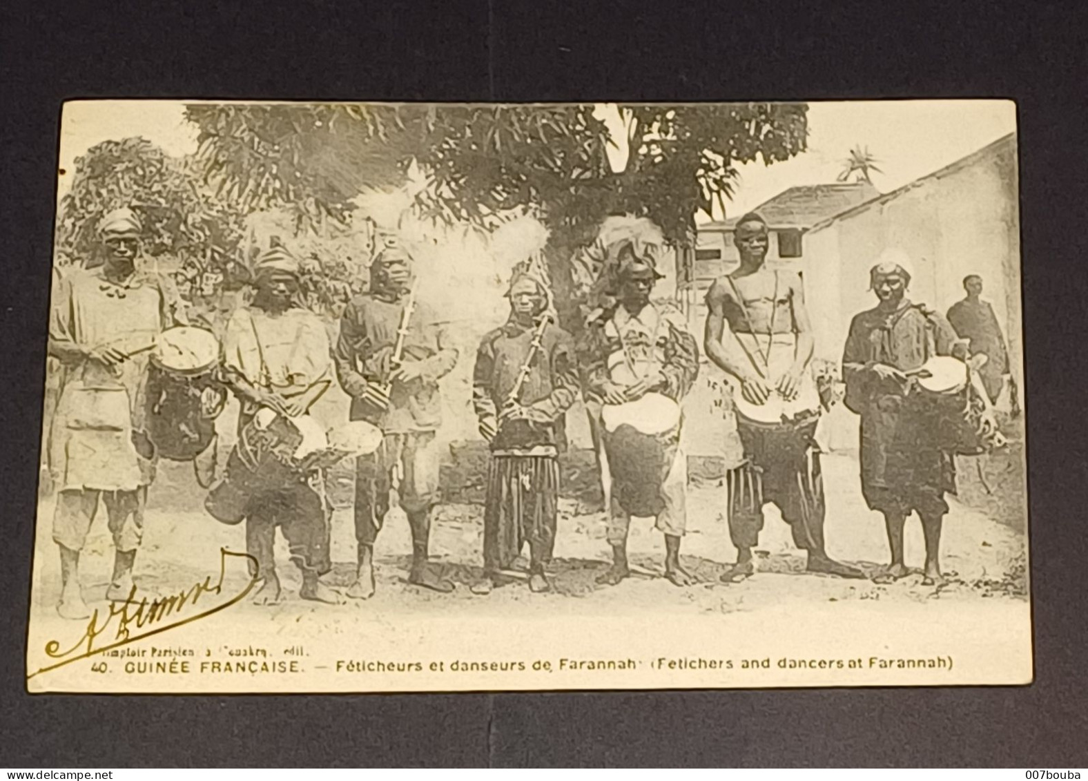 GUINÉE FRANÇAISE / CONAKRY / FÉTICHEURS ET DANSEURS DE FARANNAH - Guinée Française