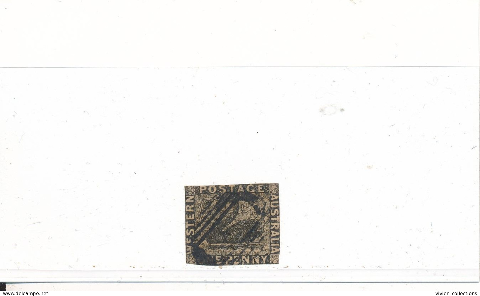 Australie Western Australia N° 1 (imprimé à Londres) Oblitéré - Used Stamps