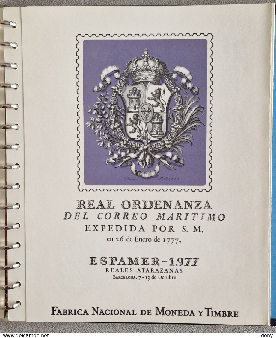 Colección Lote Documentos Oficiales De Sellos Y Exposiciones FNMT Del Edifil N°1 Al 20 España Correos - Other & Unclassified