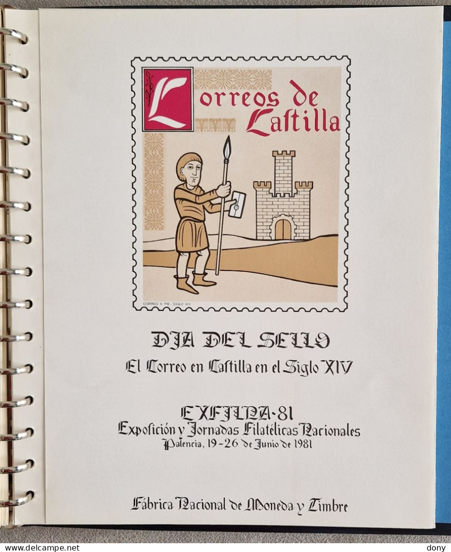 Colección lote documentos oficiales de sellos y exposiciones FNMT del Edifil n°1 al 20 España Correos