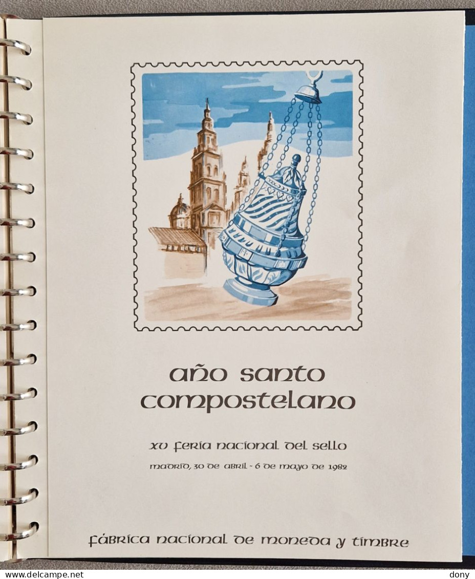 Colección lote documentos oficiales de sellos y exposiciones FNMT del Edifil n°1 al 20 España Correos