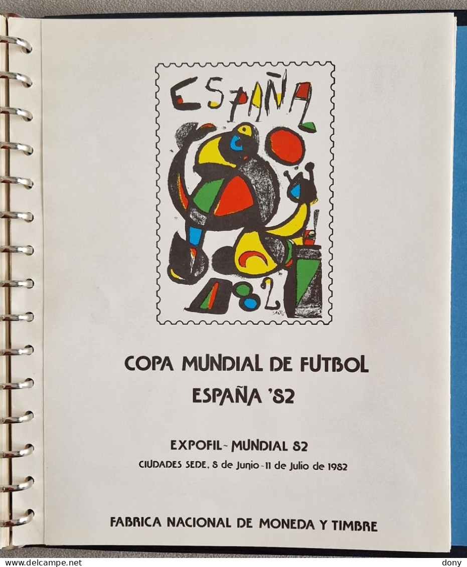 Colección lote documentos oficiales de sellos y exposiciones FNMT del Edifil n°1 al 20 España Correos