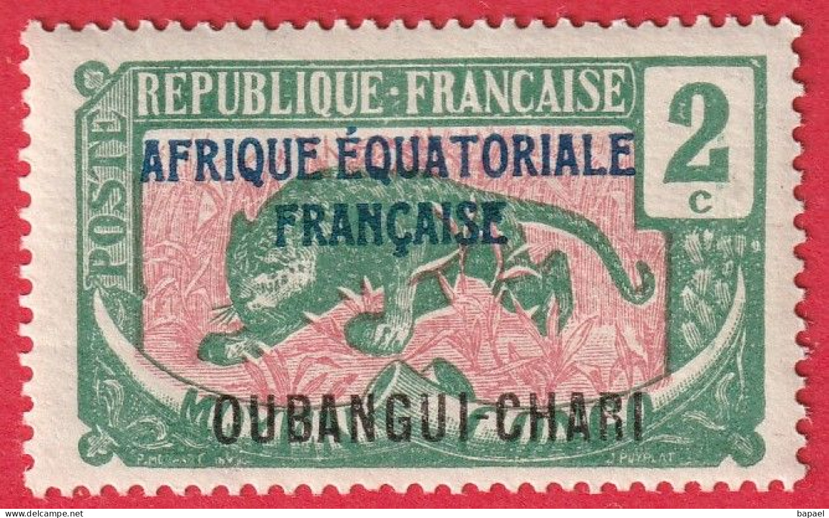 N° Yvert&Tellier 44 - Colonie Fse - Afrique (Oubangui) (1924-1925) - (Neuf (**) Avec Trace De Charnière) - Ongebruikt