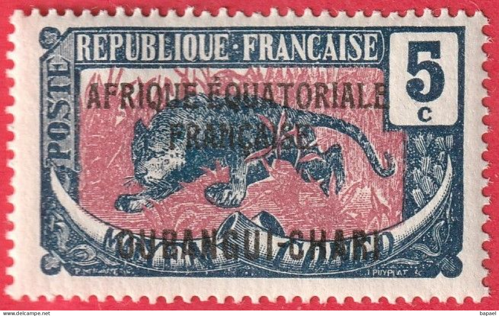 N° Yvert&Tellier 46 - Colonie Fse - Afrique (Oubangui) (1924-1925) - (Neuf (**) Avec Trace De Charnière) - Ongebruikt