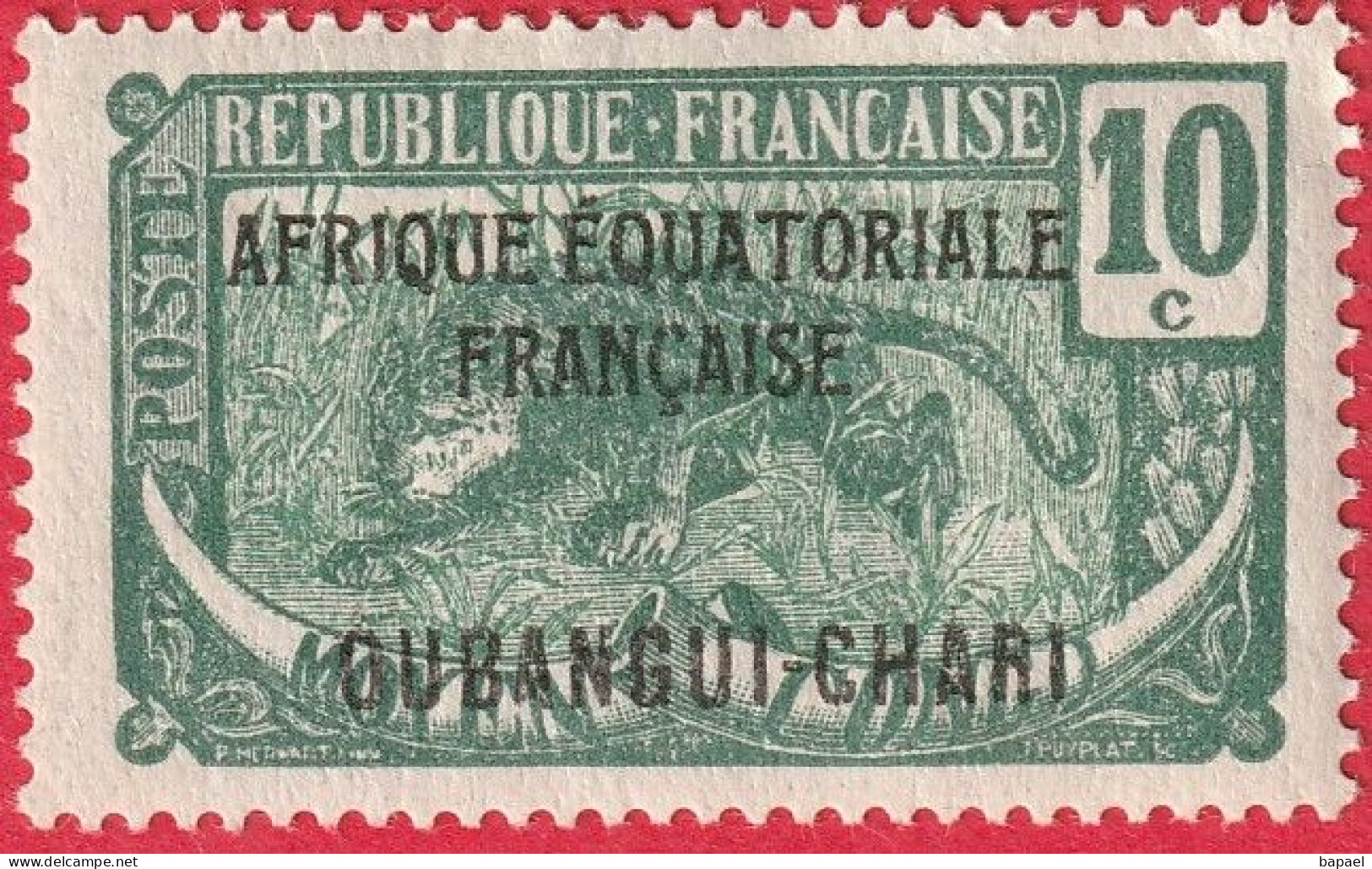 N° Yvert&Tellier 47 - Colonie Fse - Afrique (Oubangui) (1924-1925) - (Neuf (**) Avec Trace De Charnière) - Ongebruikt